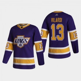 Los Angeles Kings Gabriel Vilardi 13 2020-21 Reverse Retro Authentic Shirt - Mannen